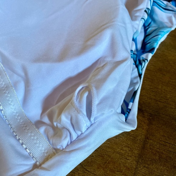 🏖️Saodimallsu Vintage 2 Piece Swimsuit High Neck High Waisted🏖️ NIP - Picture 7 of 13